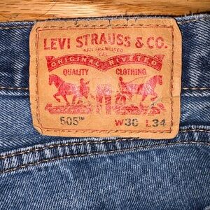 Vintage Levi's 505 W 30 L 34